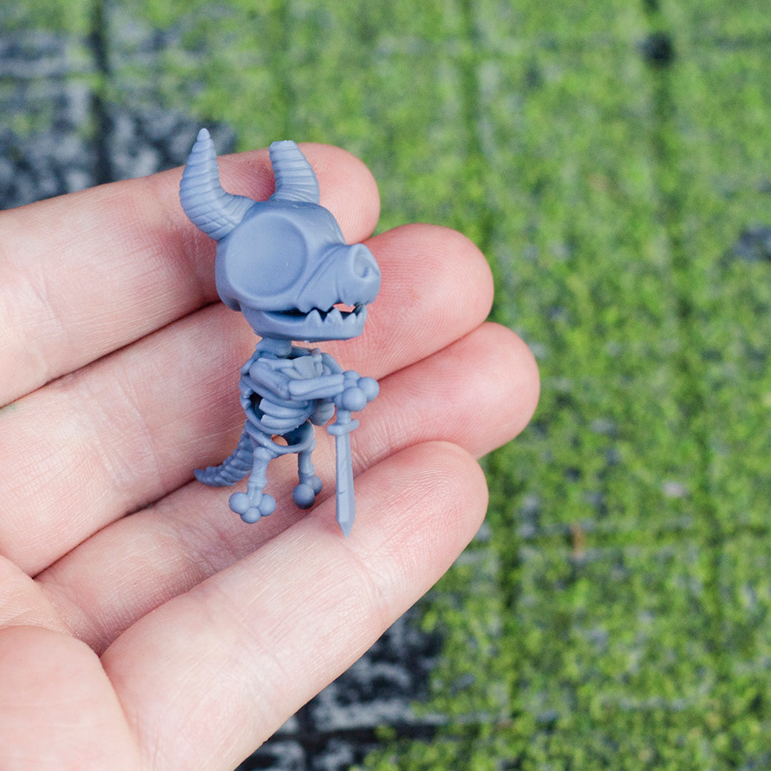 Spooky Skeleton Kobolds - 4 Little Guys!