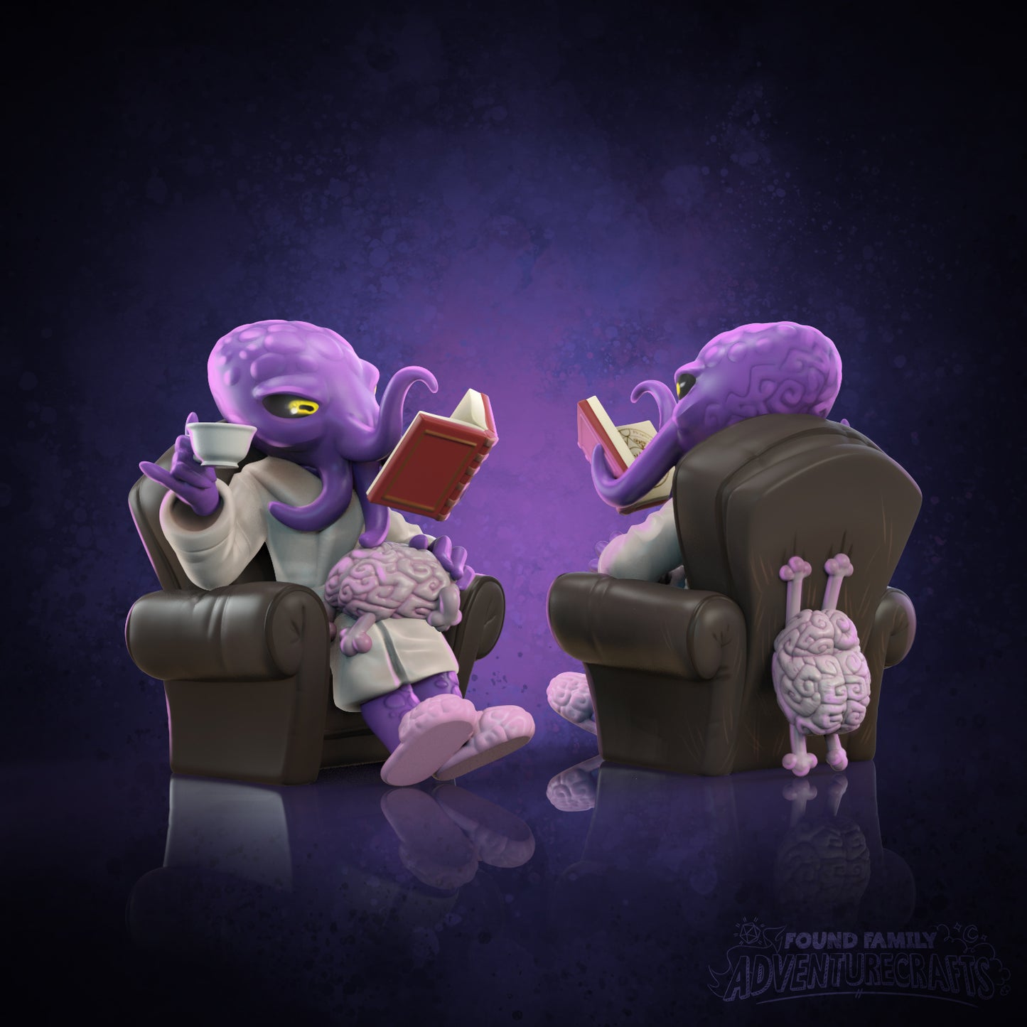 Cozy Mind Flayer Tea Time with Intellect Devourers