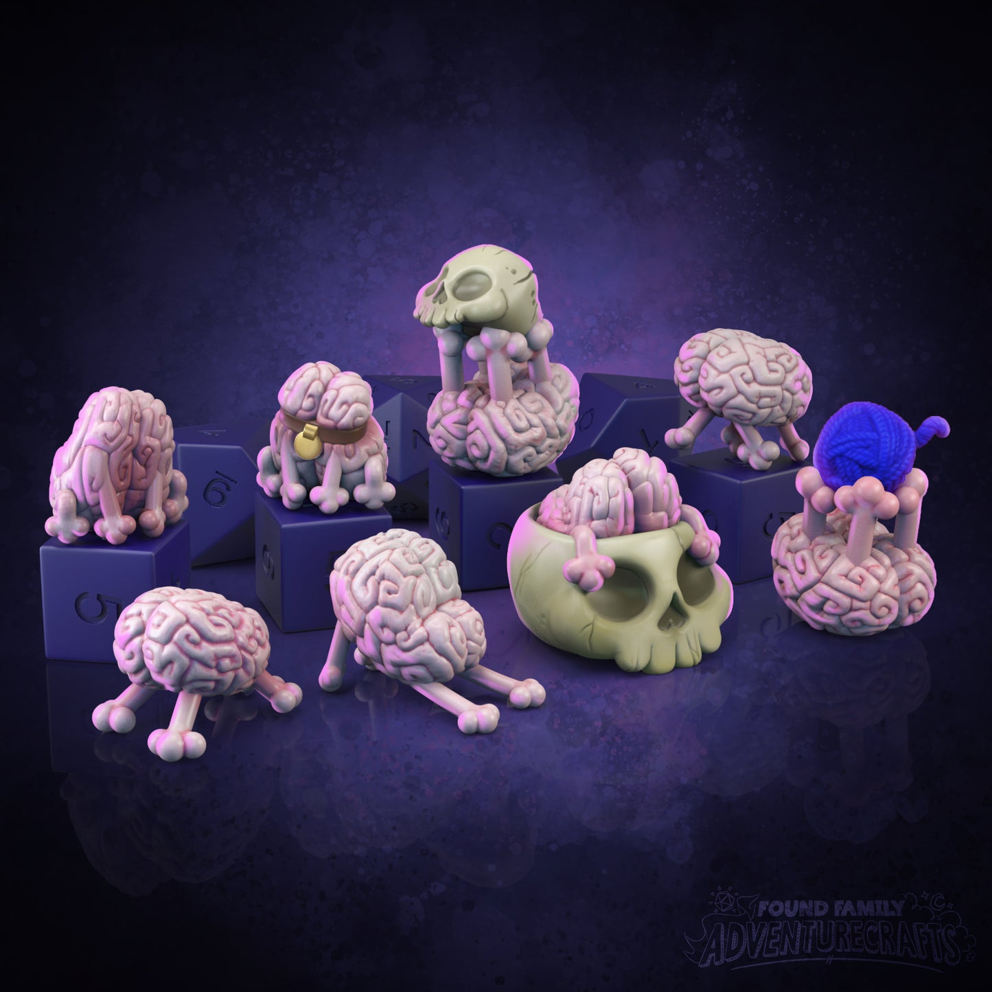 Cute Intellect Devourers: Brain Puppies & Kitties!