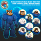 Silly Space Marine Heads - 28mm Cartoony Animal Heads for 40K