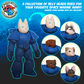 Silly Space Marine Heads - 28mm Cartoony Cat and Dog Heads for 40K