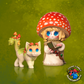 Mushroom Cat Familiar