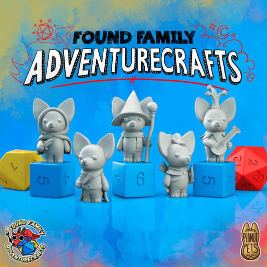 Peanut Pups - Chiweewee - Chihuahua in Fantasy Costumes (Fighter, Ranger, Wizard, Rogue, Bard)