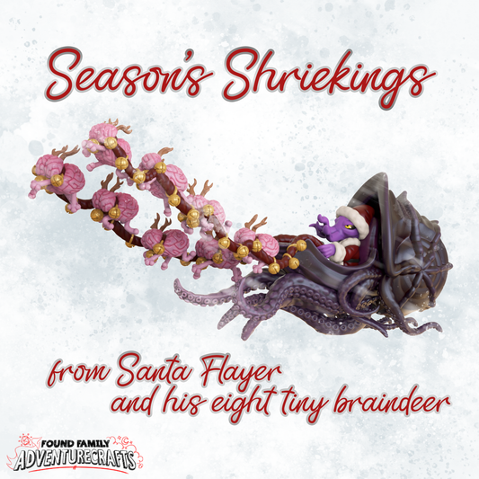 Santa Flayer & Eight Tiny Braindeer