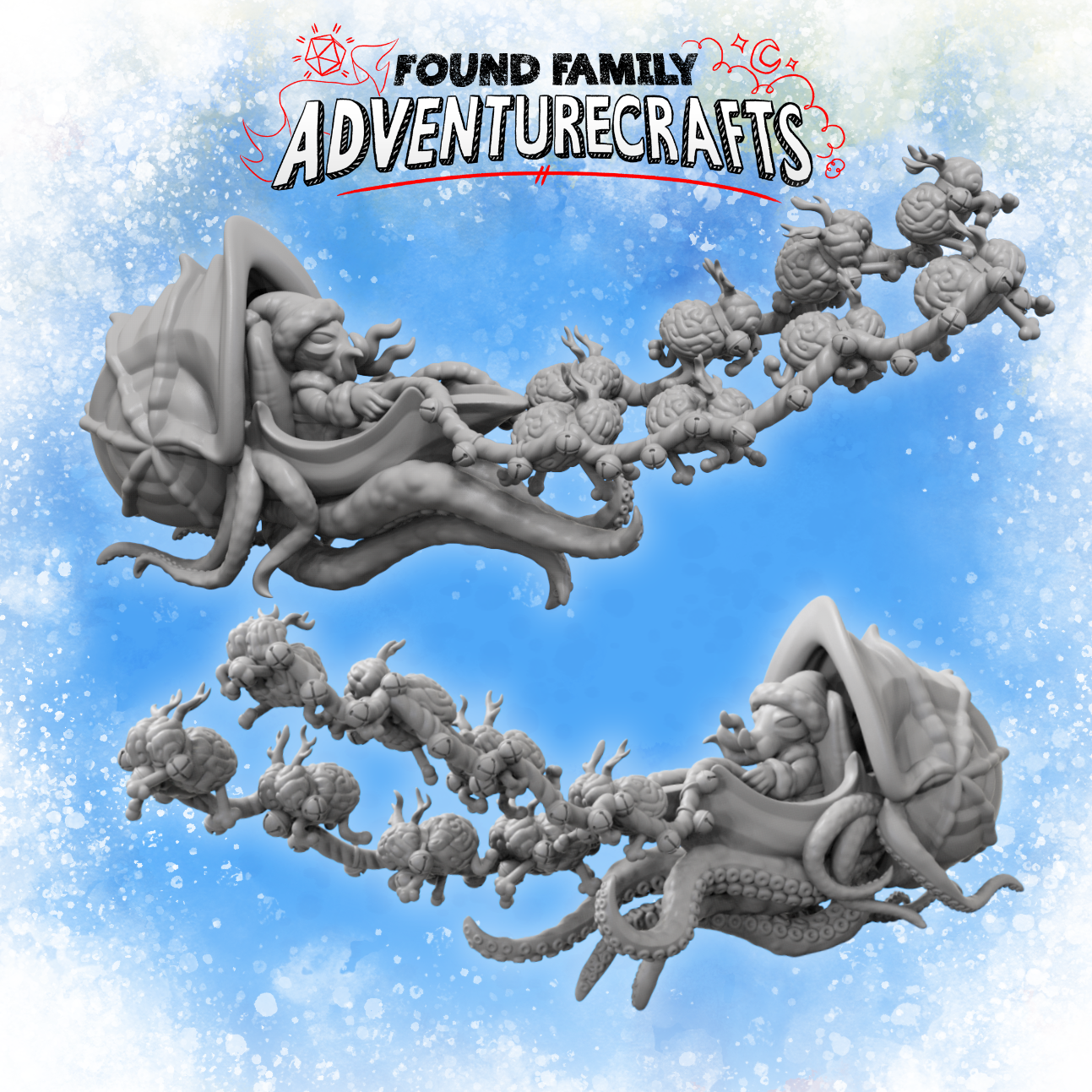 Santa Flayer & Eight Tiny Braindeer – Found Family Adventurecrafts
