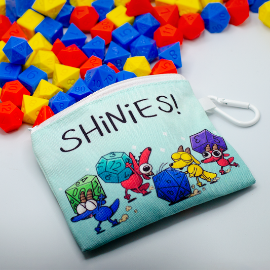Kobold "SHINIES!" Canvas Zipper Pouch