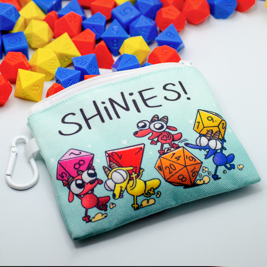 Kobold "SHINIES!" Canvas Zipper Pouch