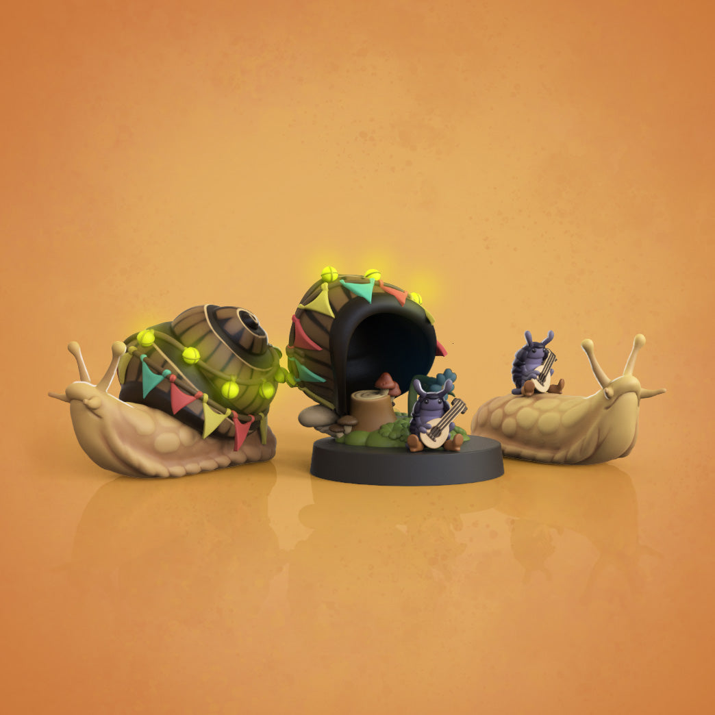 Snail & Pillbug Friend Set