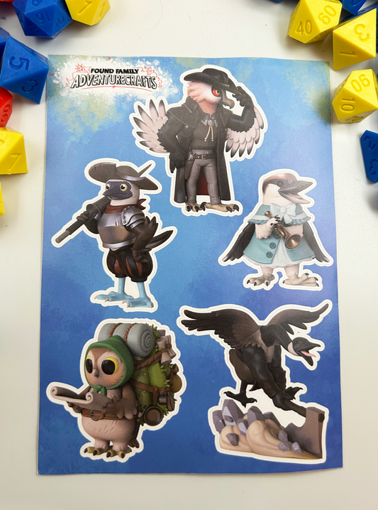 Birdfolk Sticker Sheet