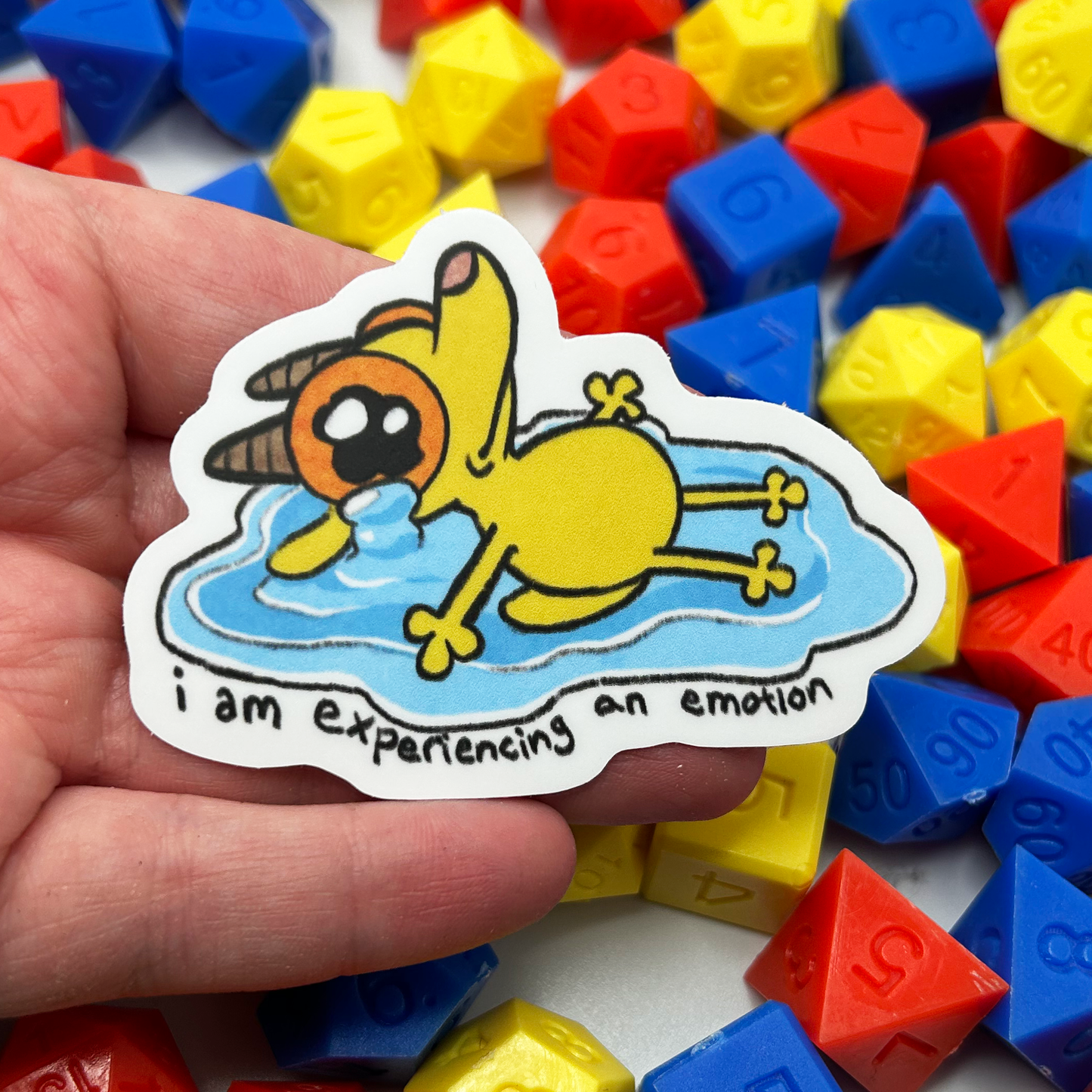 Kobold "I Am Experiencing An Emotion" Vinyl Sticker