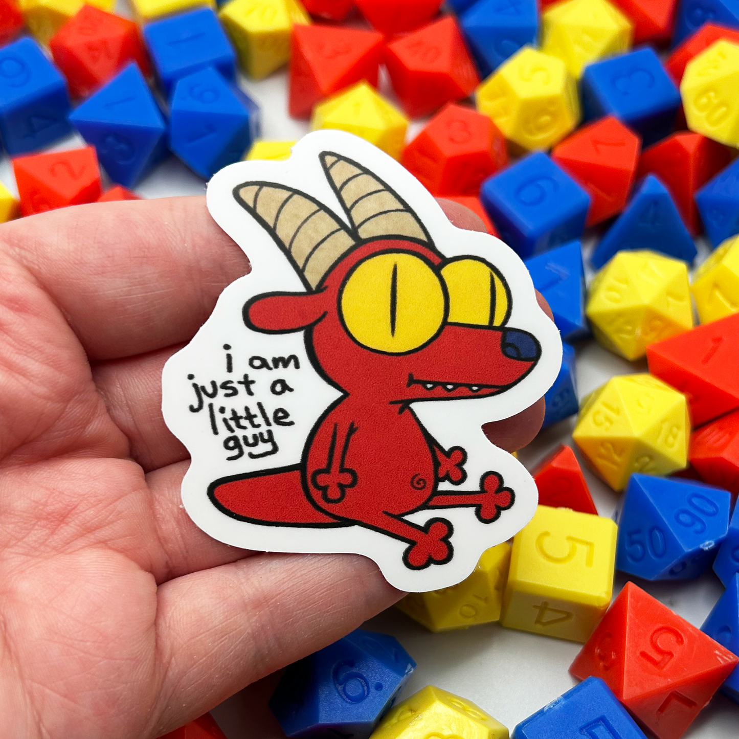 Kobold "Just A Little Guy" Vinyl Sticker