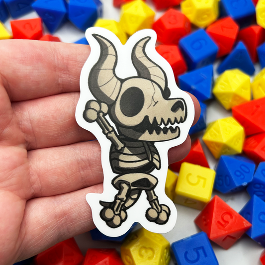 Kobold "Skeleton" Vinyl Sticker