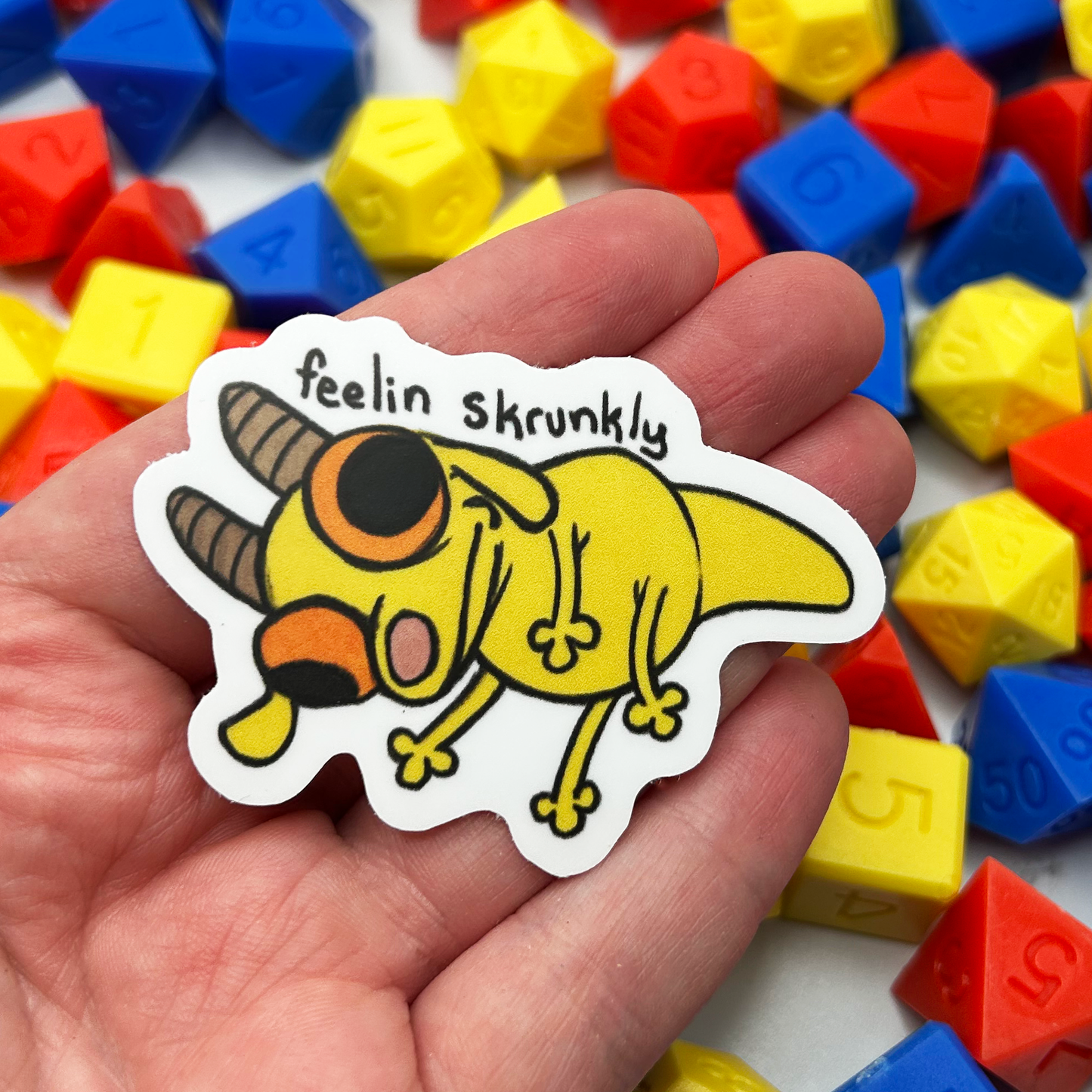 Kobold "Feelin Skrunkly" Vinyl Sticker