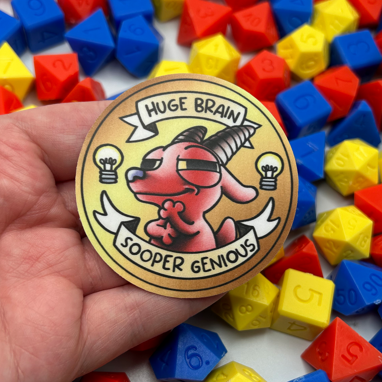 Kobold "Sooper Genious" Vinyl Sticker