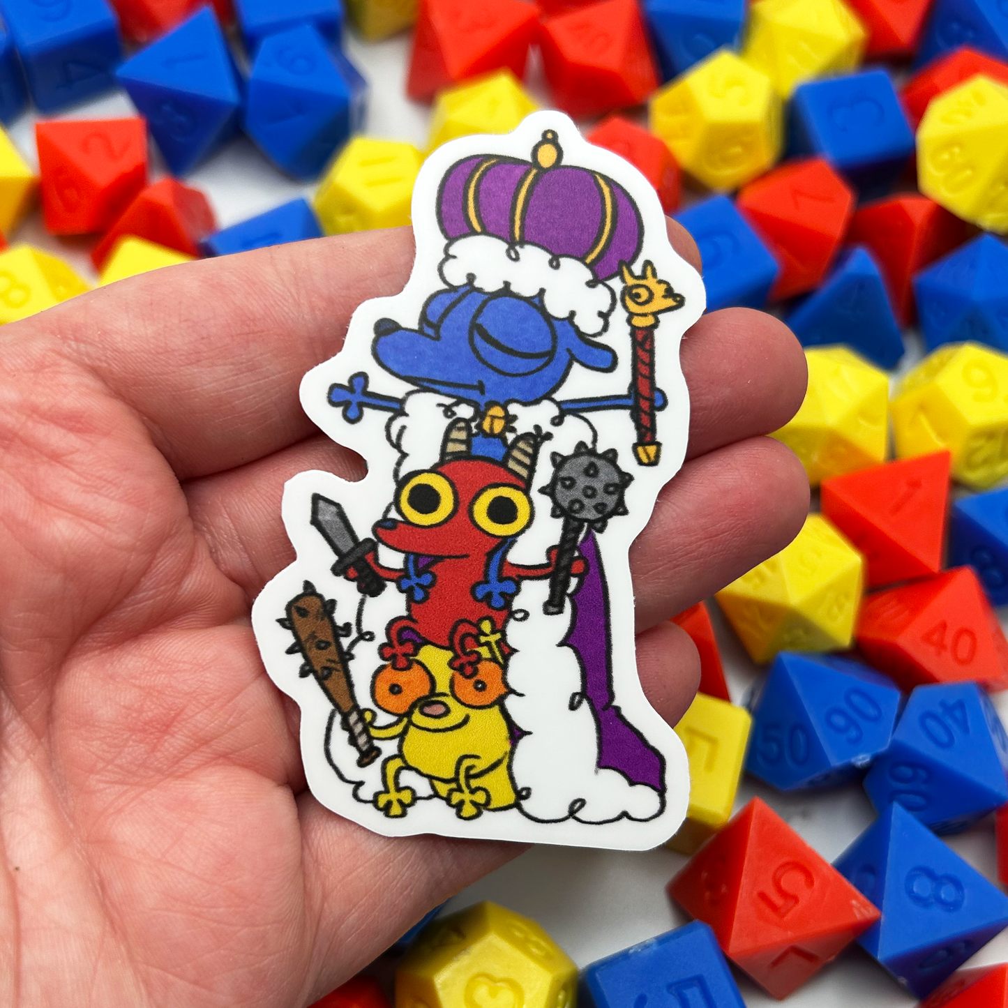 Kobold "Triple King" Vinyl Sticker