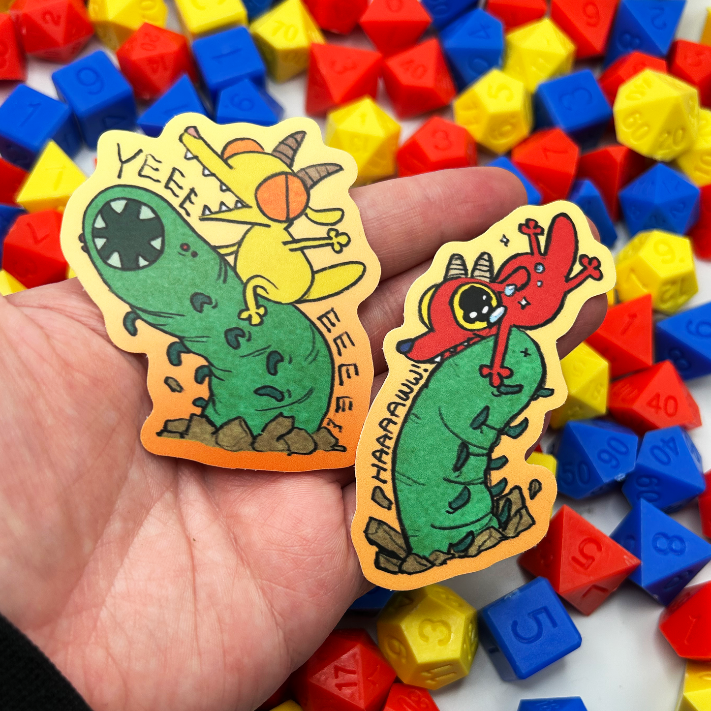 Kobold "YEEE ... HAWWW" Vinyl Sticker Set