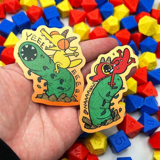 Kobold "YEEE ... HAWWW" Vinyl Sticker Set