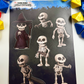 Skeleton Sticker Sheet